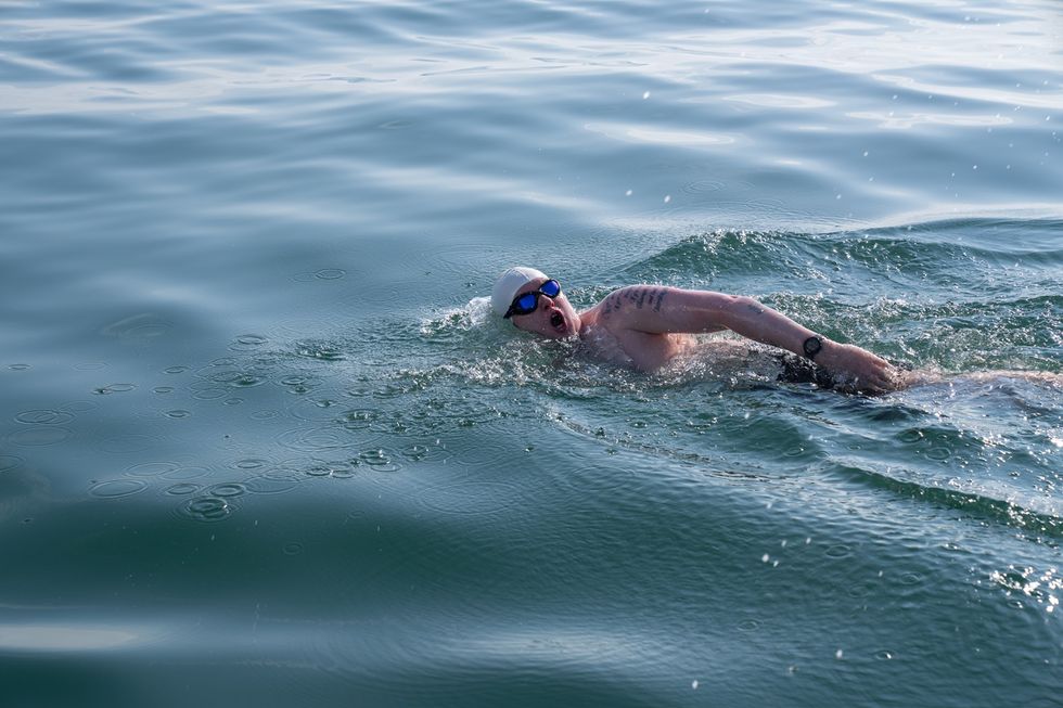 Man swimming