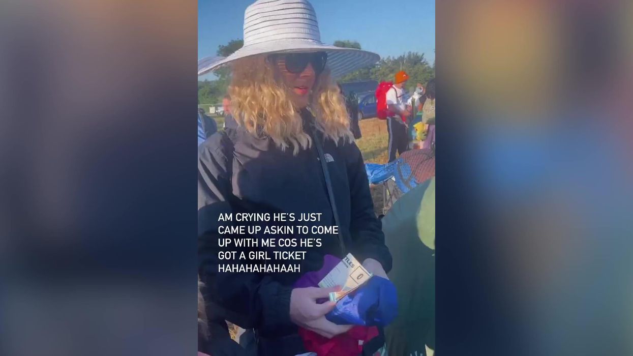 Guy gets into Glastonbury with woman's ticket by using genius disguise