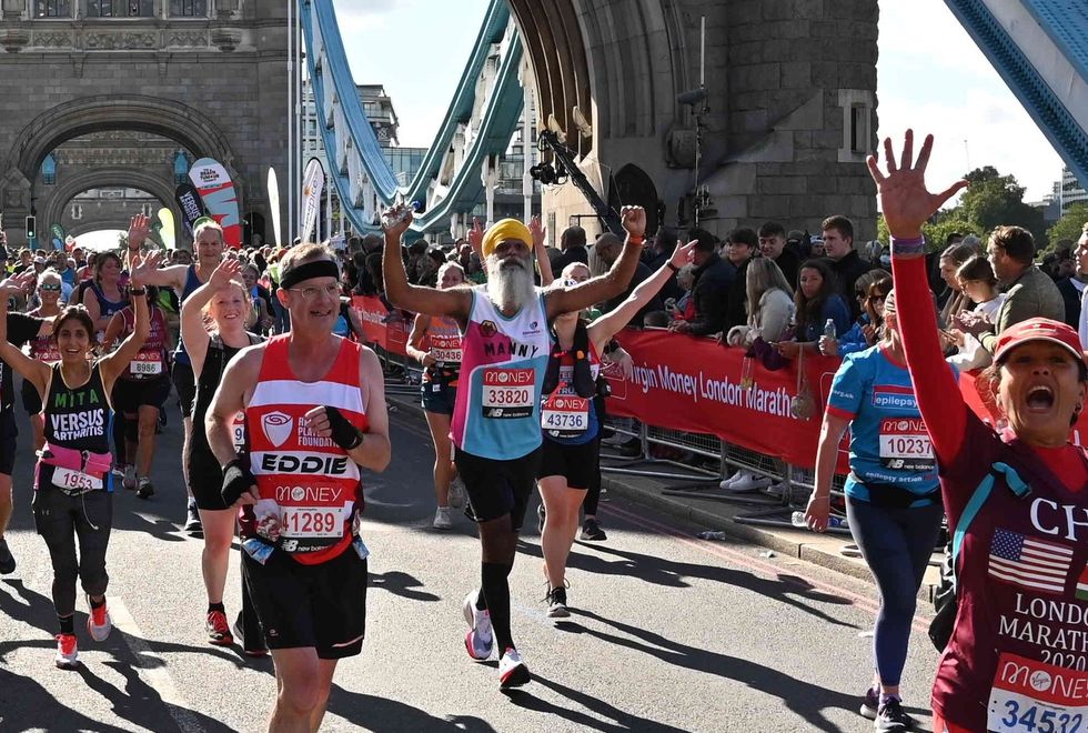 Manny Singh Kang ran the London marathon last year to raise funds for Dementia UK.