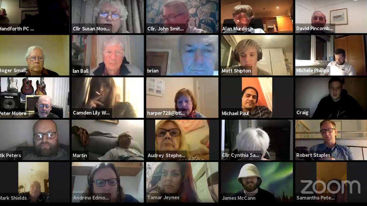 Many members of the public joined the Zoom meeting
