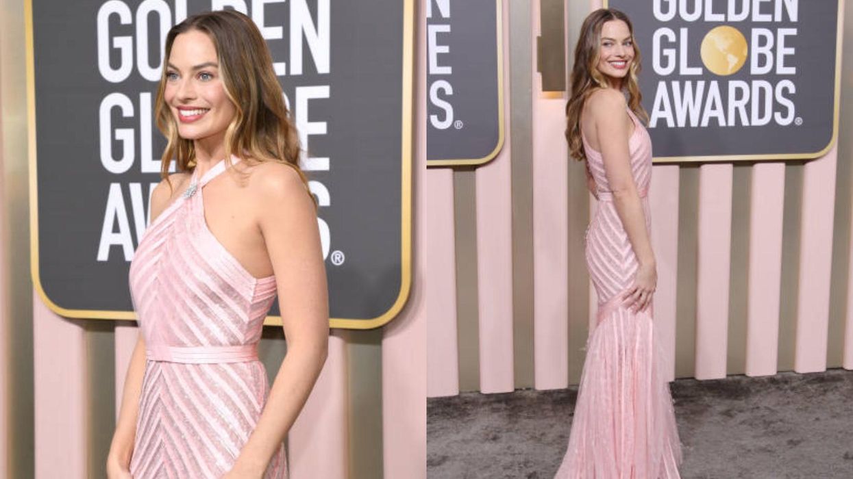 Margot Robbie's Golden Globes dress took over 750 hours to make
