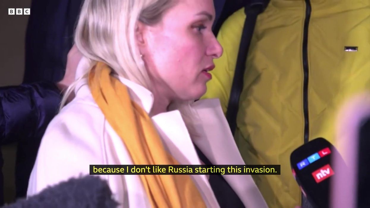 Russian state TV protestor insists it was 'own decision' as she's fined