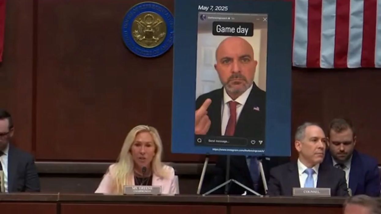 Marjorie Taylor Greene called out for 'misrepresenting' photo of a witness in committee meeting