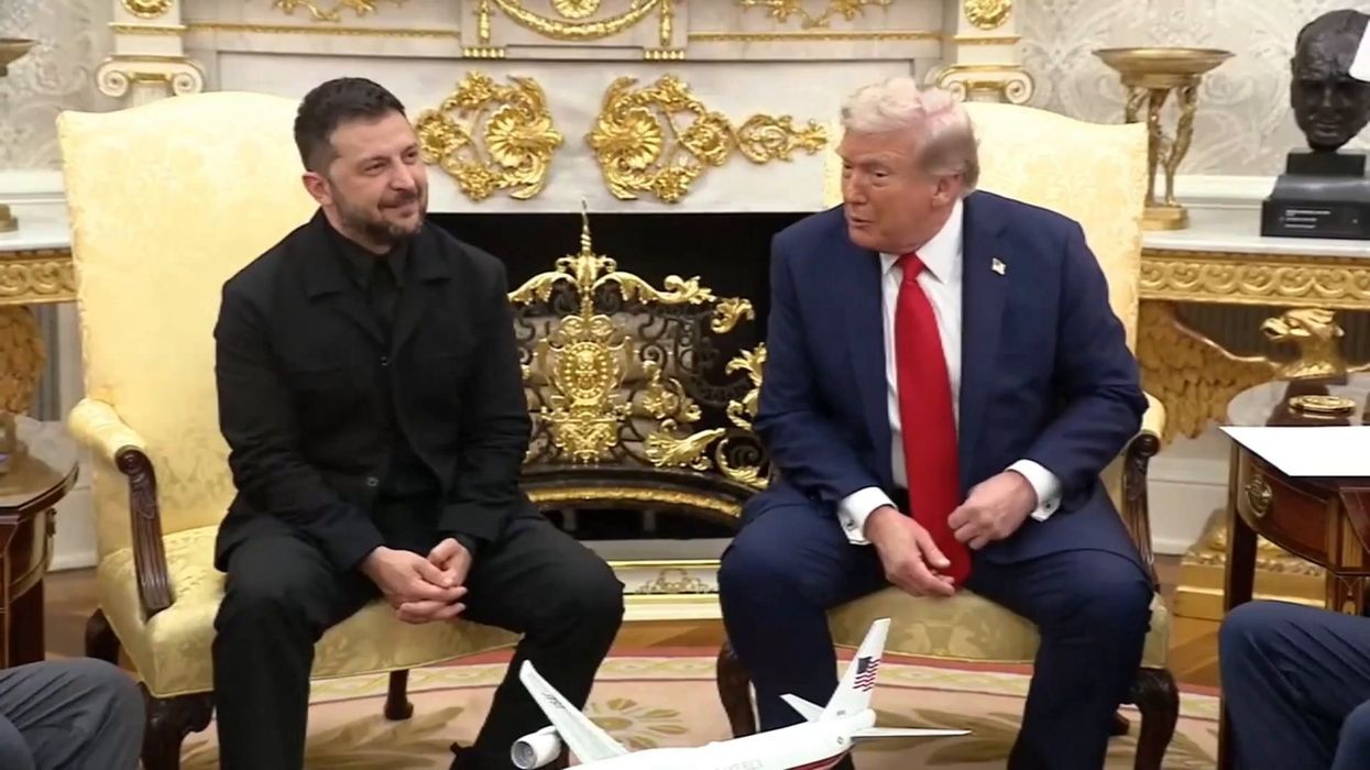 Watch Zelensky clap back at MTG's boyfriend after he tried to humiliate him on last White House visit