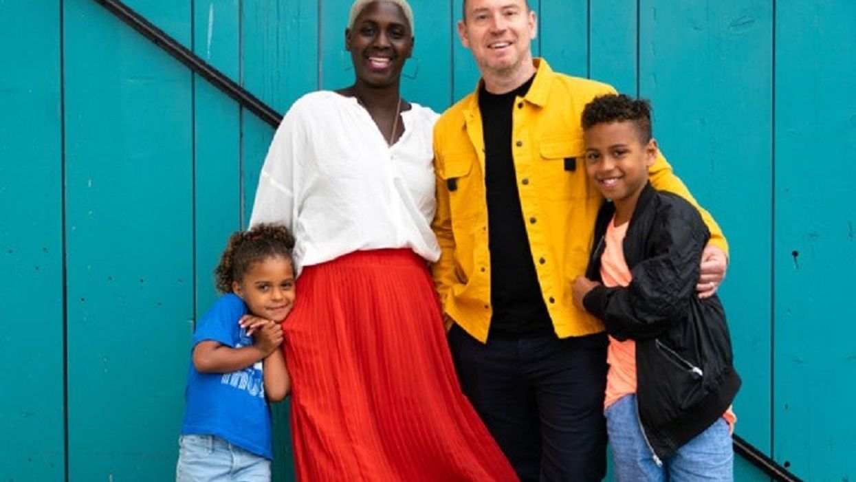 Mark and Simone Lemon with their children, Thea and Otis (Mark Holbrook Photography/Mark Lemon/PA)