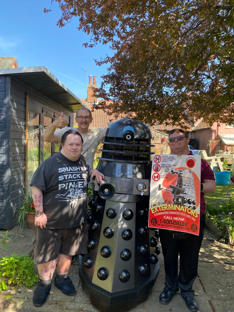 Doctor Who superfan’s homemade Daleks bring joy and support to UK charities