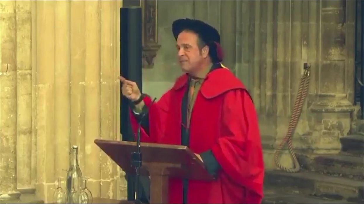 Comedian Mark Thomas says Boris Johnson should be 'publicly horse-whipped once a week' in impassioned speech