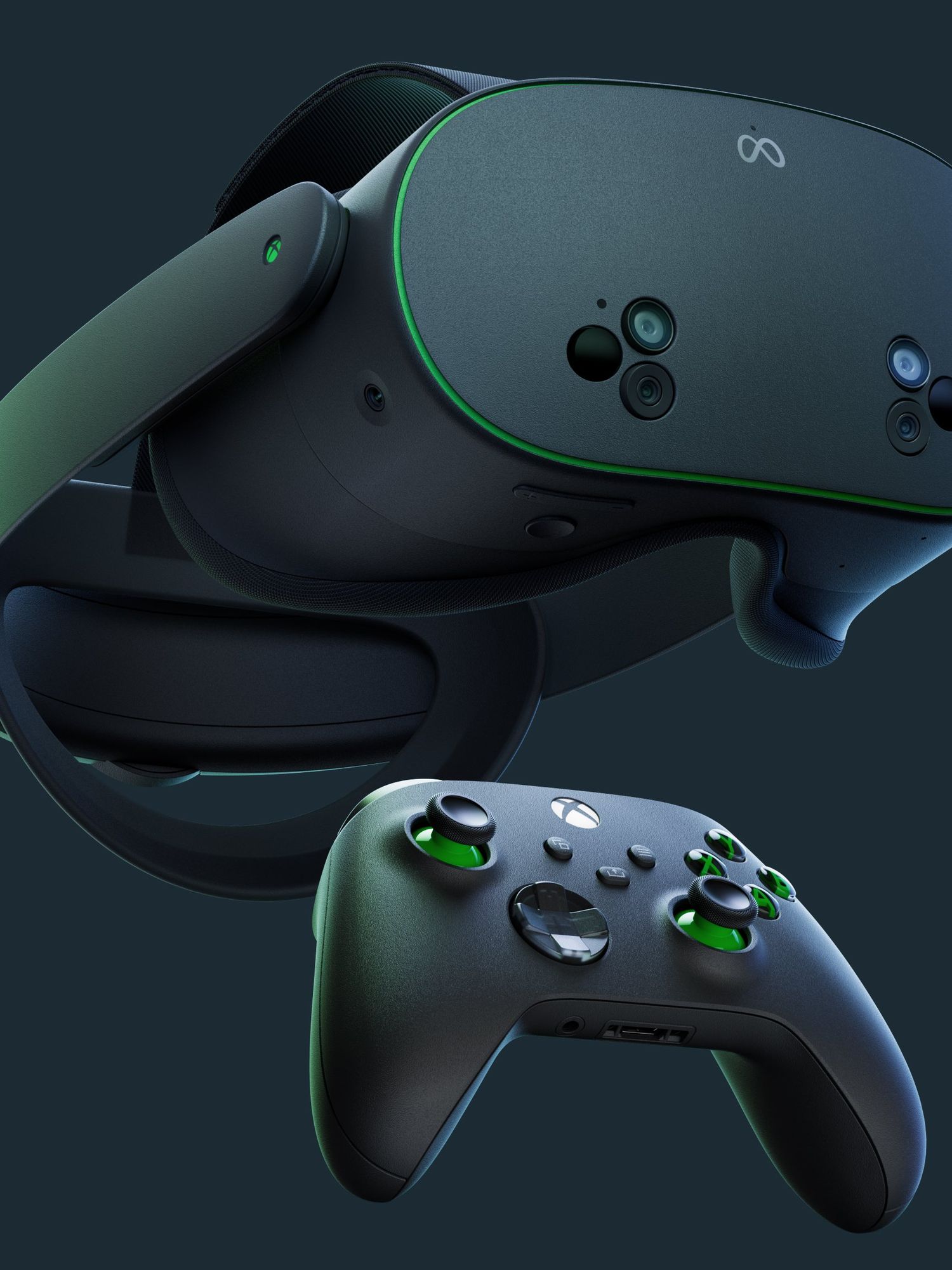 Marketing image for Meta Quest 3S Xbox Edition