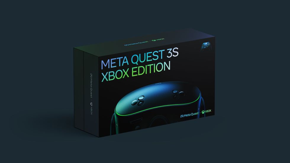 Marketing image for Meta Quest 3S Xbox Edition