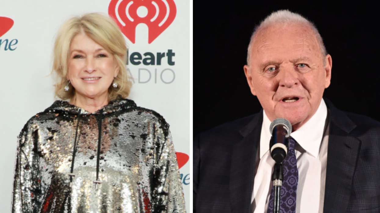 Martha Stewart broke up with Anthony Hopkins because she was creeped out