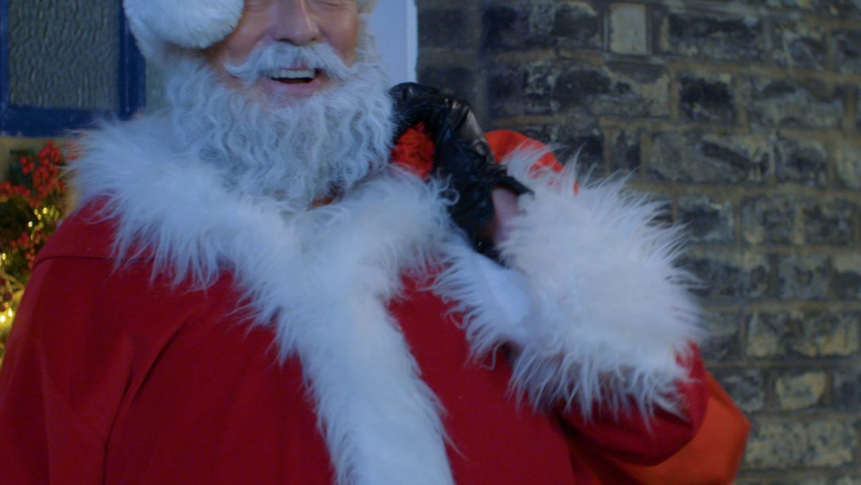 Martin Kemp as Santa Claus (NHS/PA)