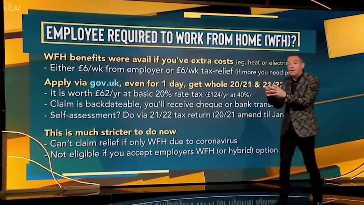 Martin Lewis reveals it's still possible to claim money back for working from home
