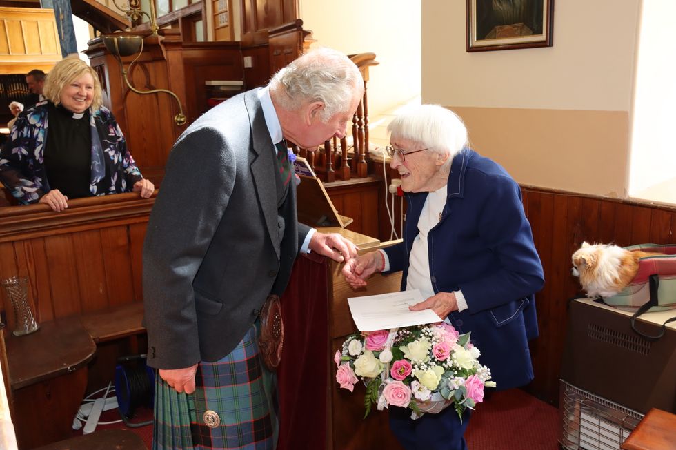 Church organist, 89, honoured in surprise presentation by Prince of Wales