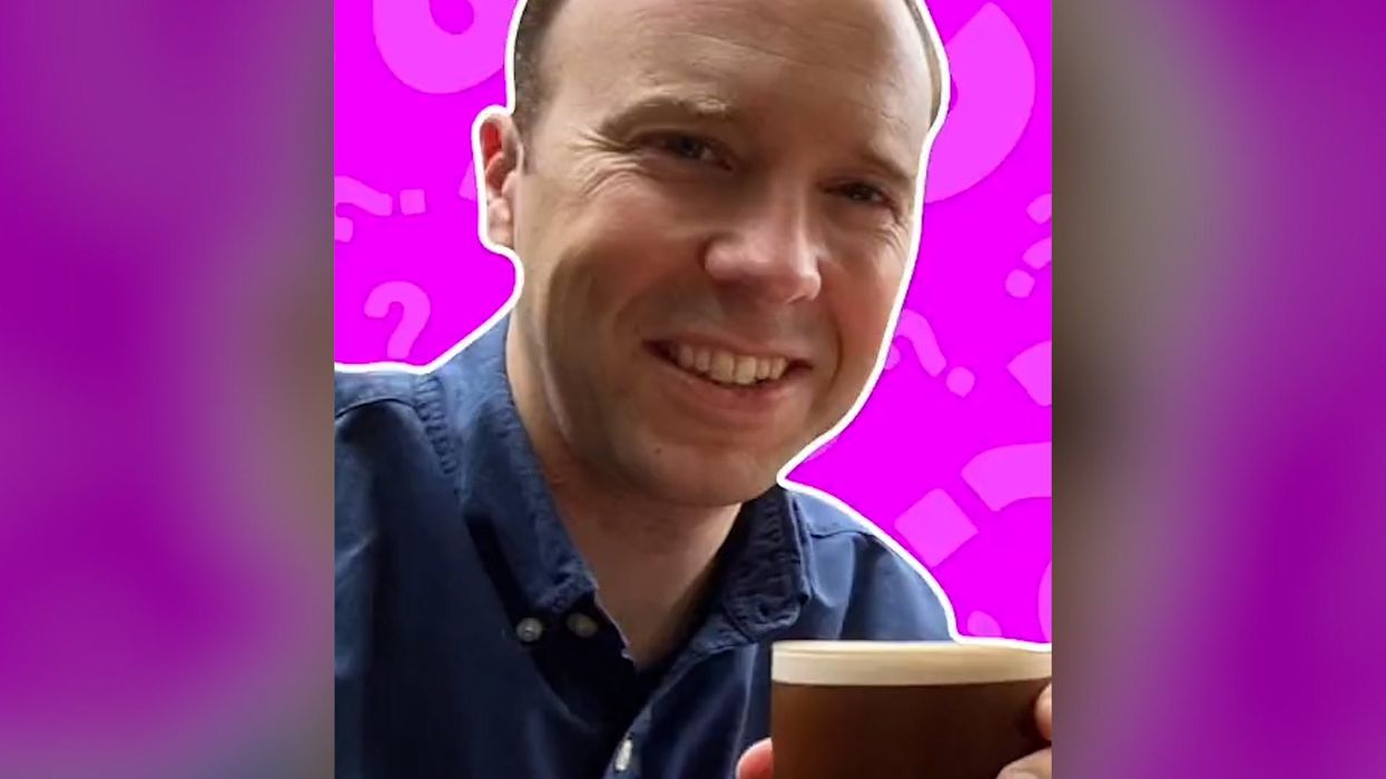 Matt Hancock rating his favourite drinks is the most excruciating thing you’ll see today