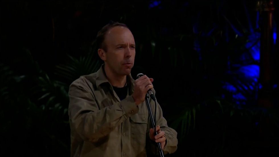 Matt Hancock does karaoke on I'm a Celebrity
