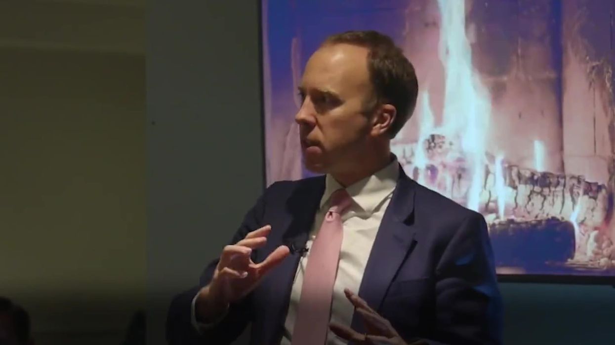 Matt Hancock spoke about crypto in front of a fake fire and the jokes wrote themselves