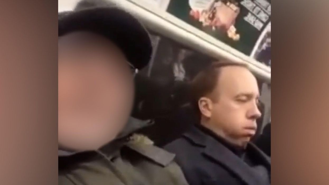 What happened to Matt Hancock on the tube on Tuesday?