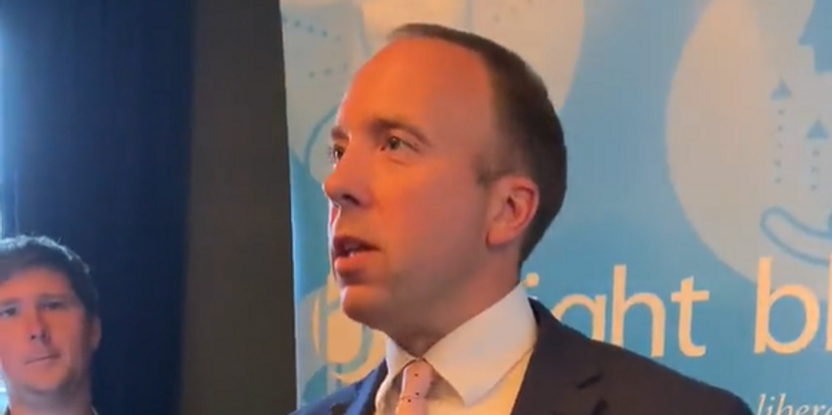 Matt Hancock shouting about being a 'normal person' might be the most awkward thing you see today Matt Hancock shouting about being a 'normal person' might be the most awkward thing you see today