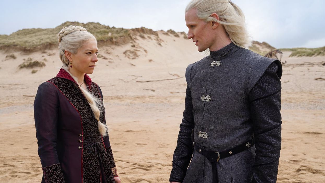 Matt Smith and Emma D’Arcy in their House of the Dragon guises