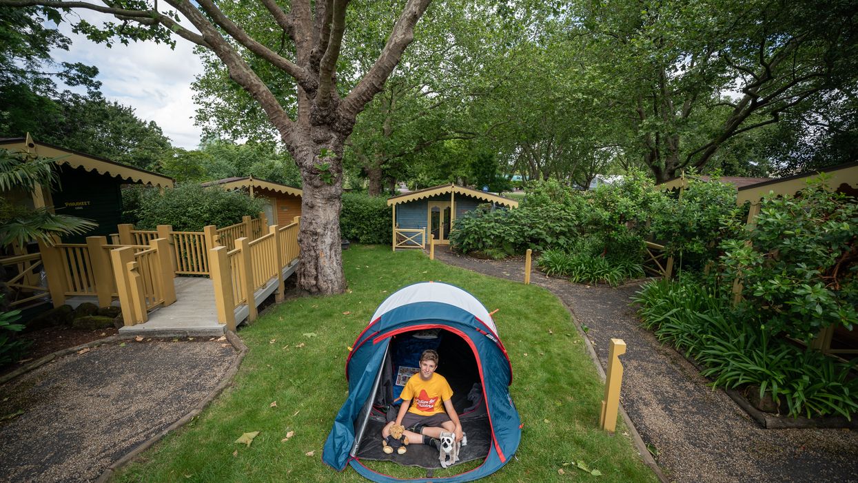 Max Woosey big camp out