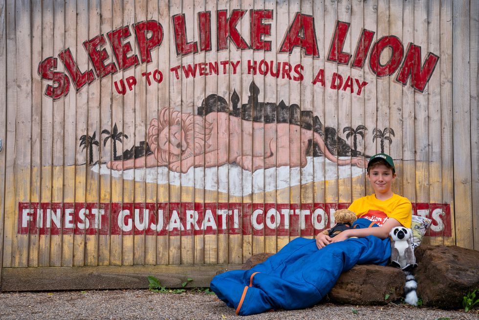 Max Woosey big camp out