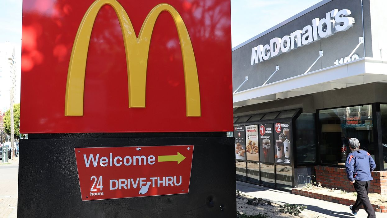 <p>McDonalds typically offer a dipping sauce if you order their chicken McNuggets</p>