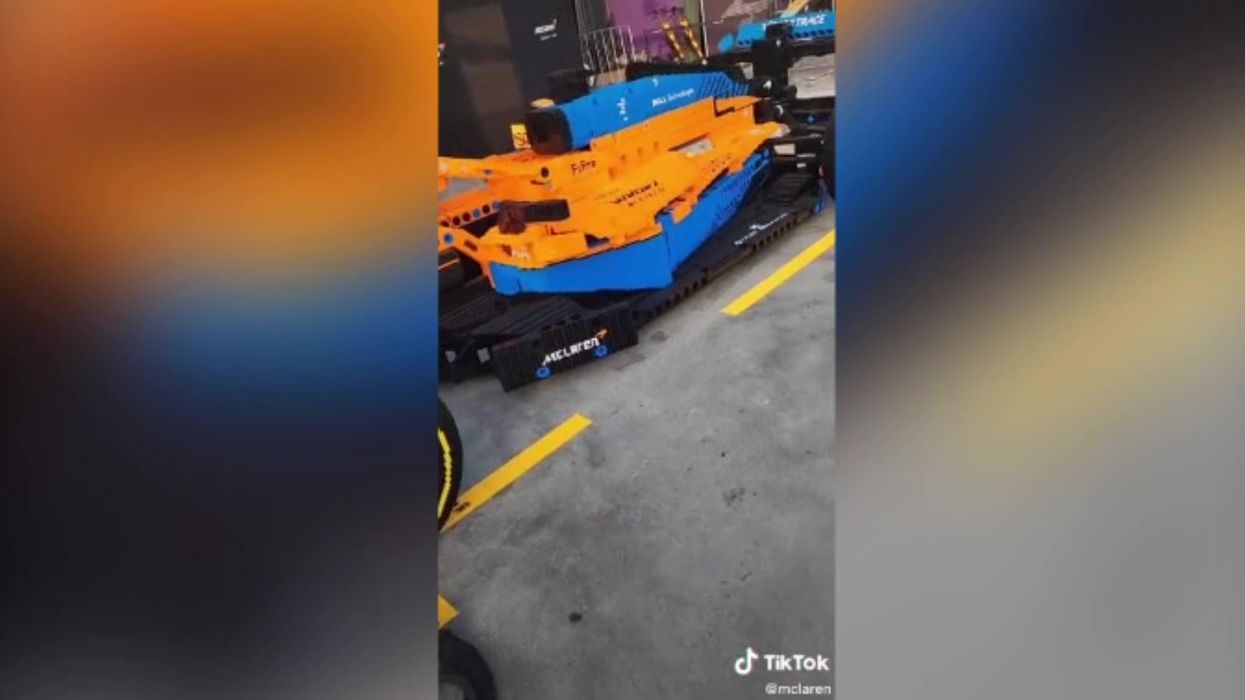 McLaren unveils life-size F1 car model using 288,315 Lego bricks