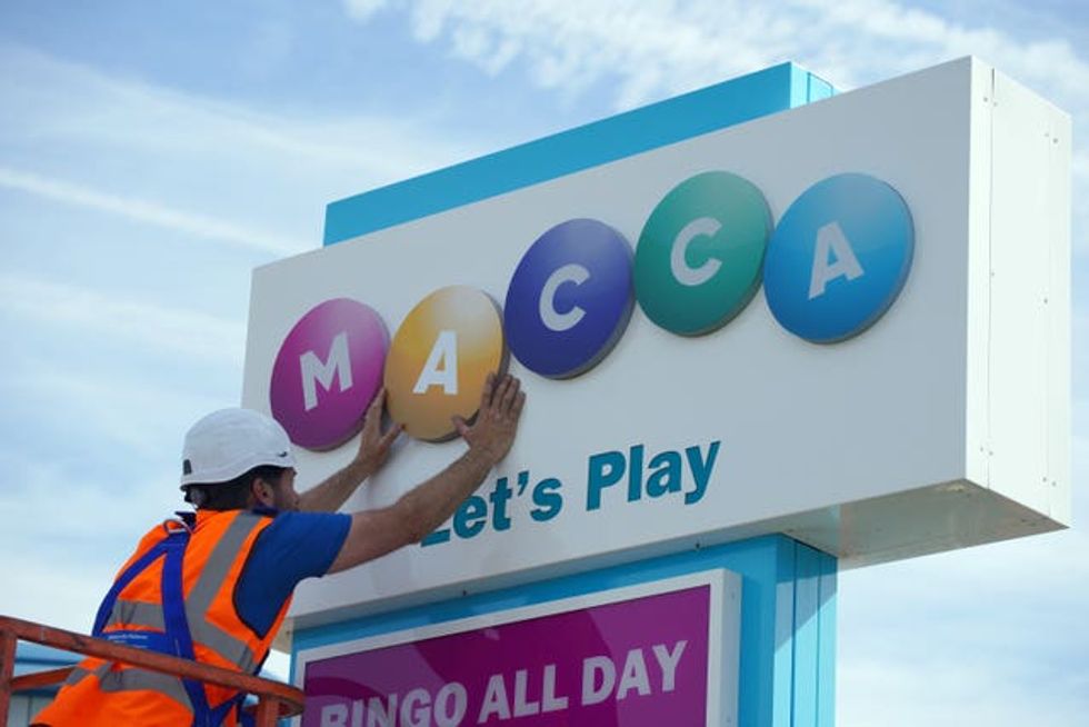 Mecca bingo in Liverpool re-name the club Macca Bingo in honour of Sir Paul McCartney\u2019s birthday and Glastonbury appearance which are both happening later this month. Picture date: Thursday June 16, 2022