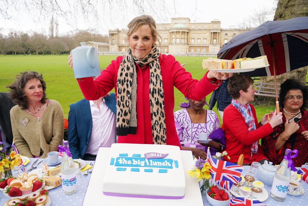 Mel Giedroyc hails ‘life-affirming’ Big Jubilee Lunch organisers