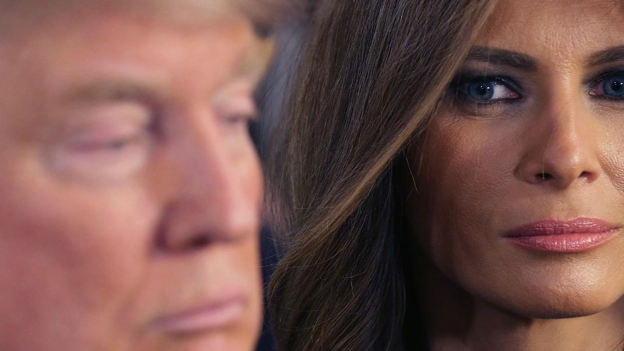 Melania and Donald Trump together