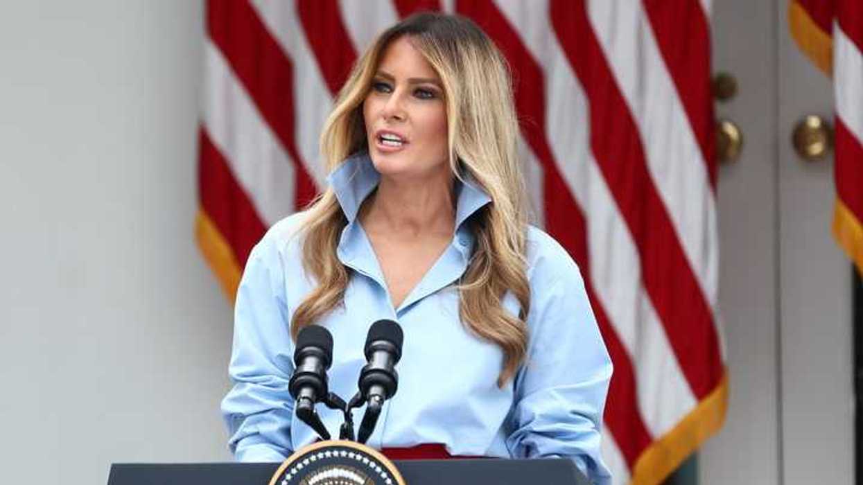 Melania Trump makes first public appearance in weeks – and people have a theory