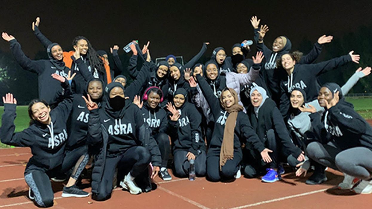 Members of the ASRA running club in London (ASRA/PA)