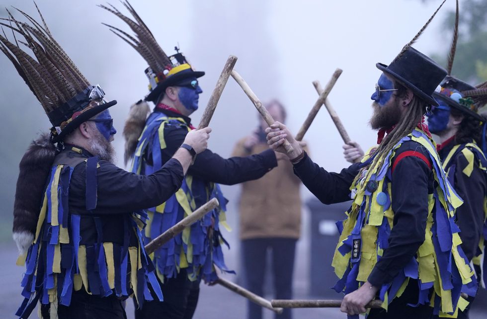 In Pictures: May Day dawn welcomed by Morris Men and Pagans