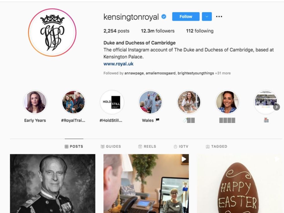 Members of the Royal Family change their profile photos to their coat of arms following the death of Prince Phillip