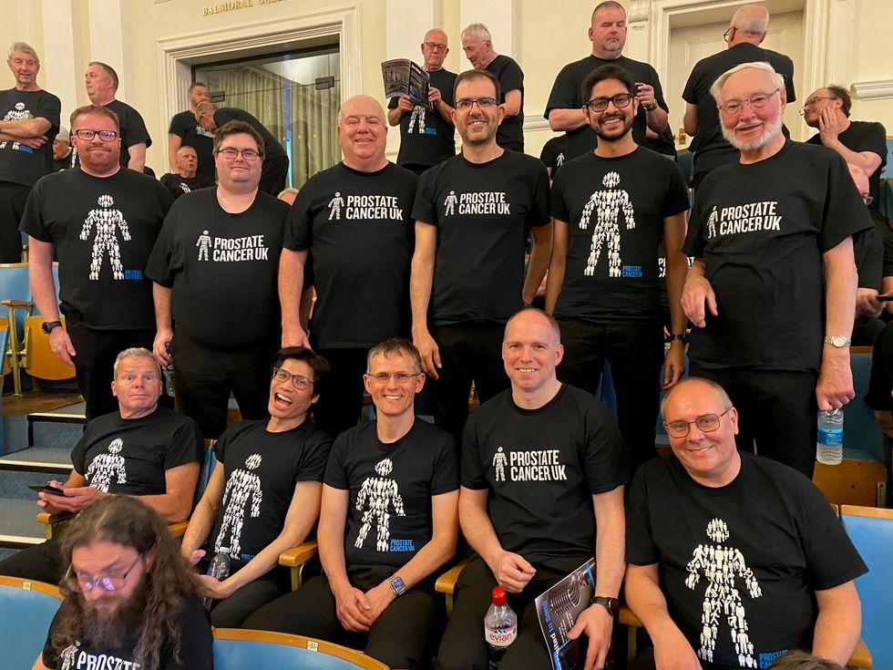 Men standing together