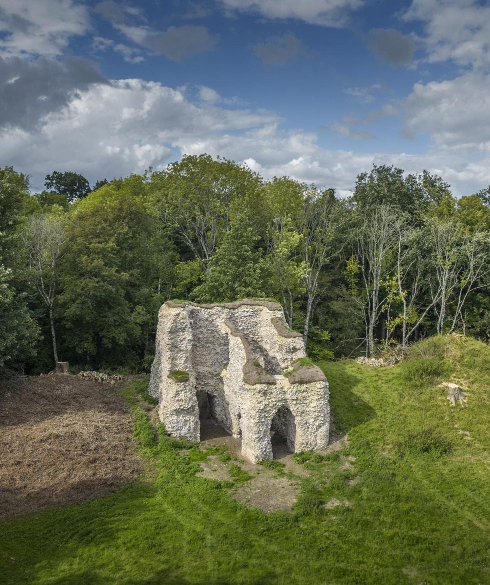 Medieval castle taken off at risk register after £300,000 works