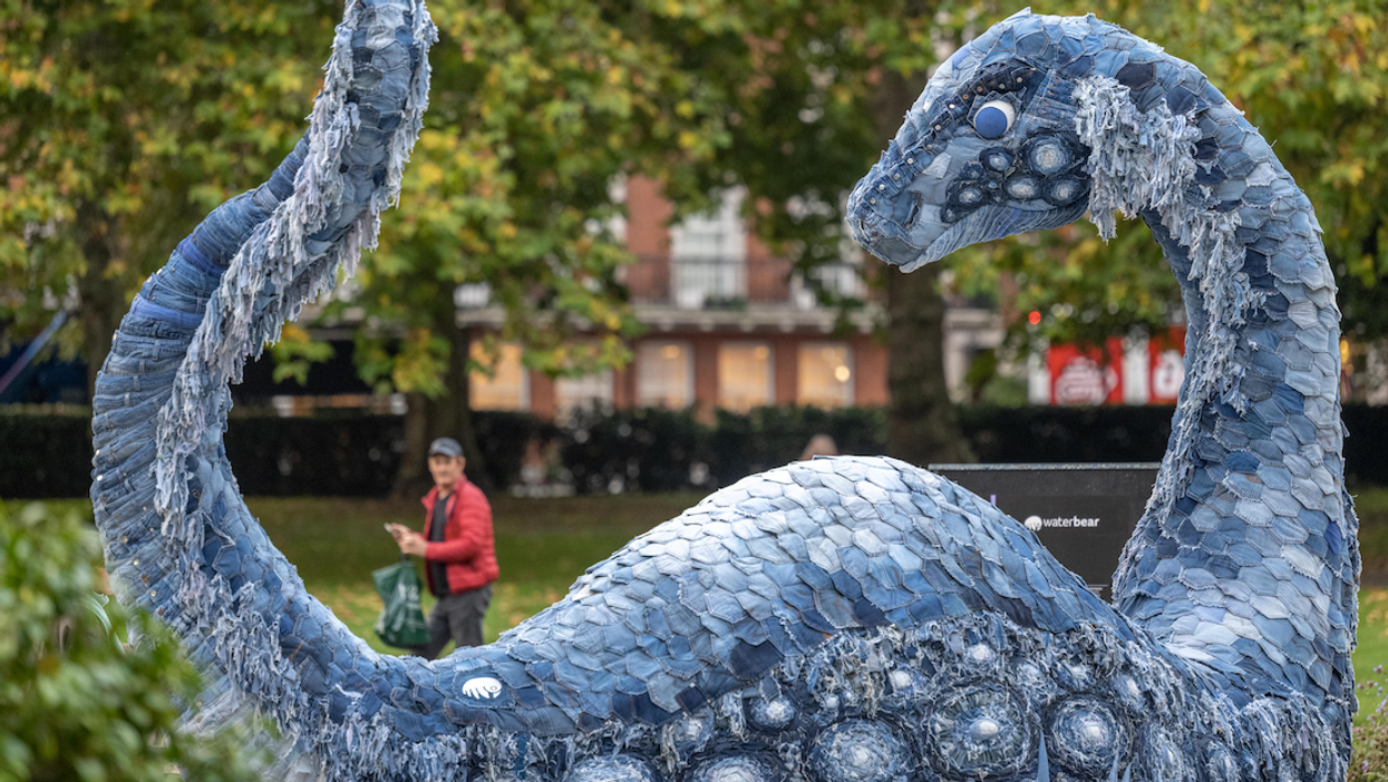 Messy, the Cop Ness Monster, is aimed at raising awareness of the polluting effects of denim (George Turner/PA)