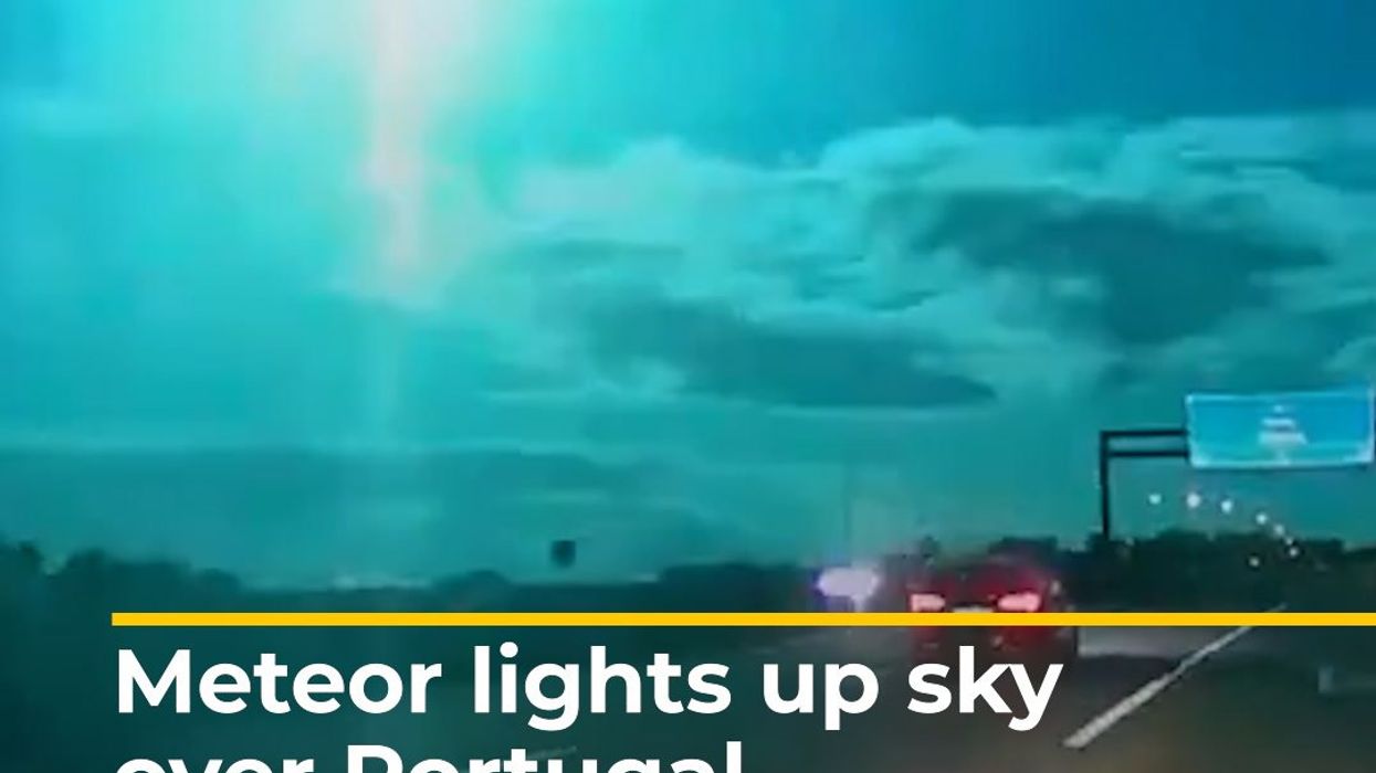 Mysterious blue meteor soars over Spain and Portugal in stunning footage