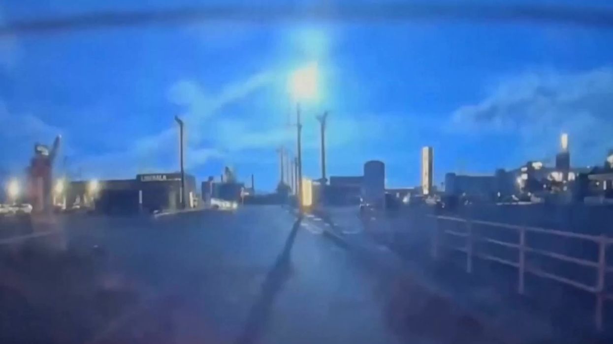 Watch stunning moment meteorite blazes across sky in Japan