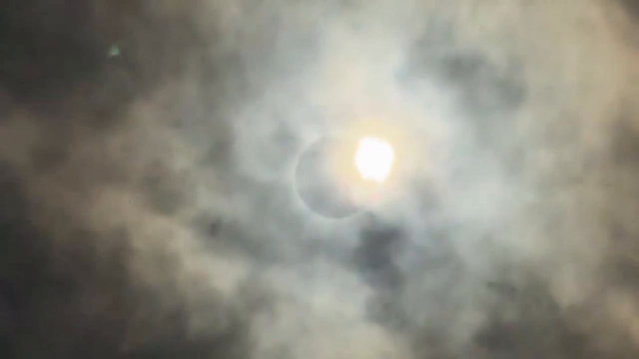 News channel accidentally shows man's testicles during solar eclipse coverage