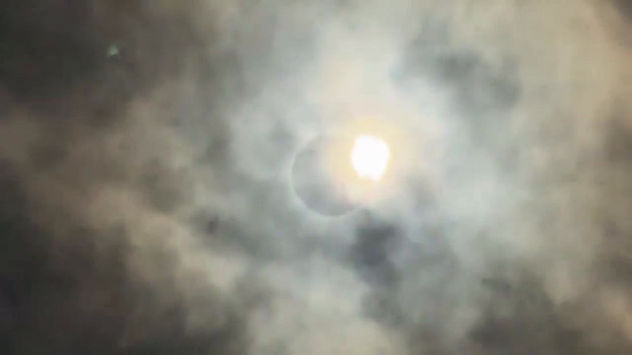 News channel accidentally shows man's testicles during solar eclipse coverage