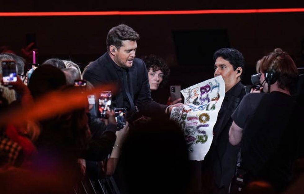 Michael Buble at the O2 \u2013 London