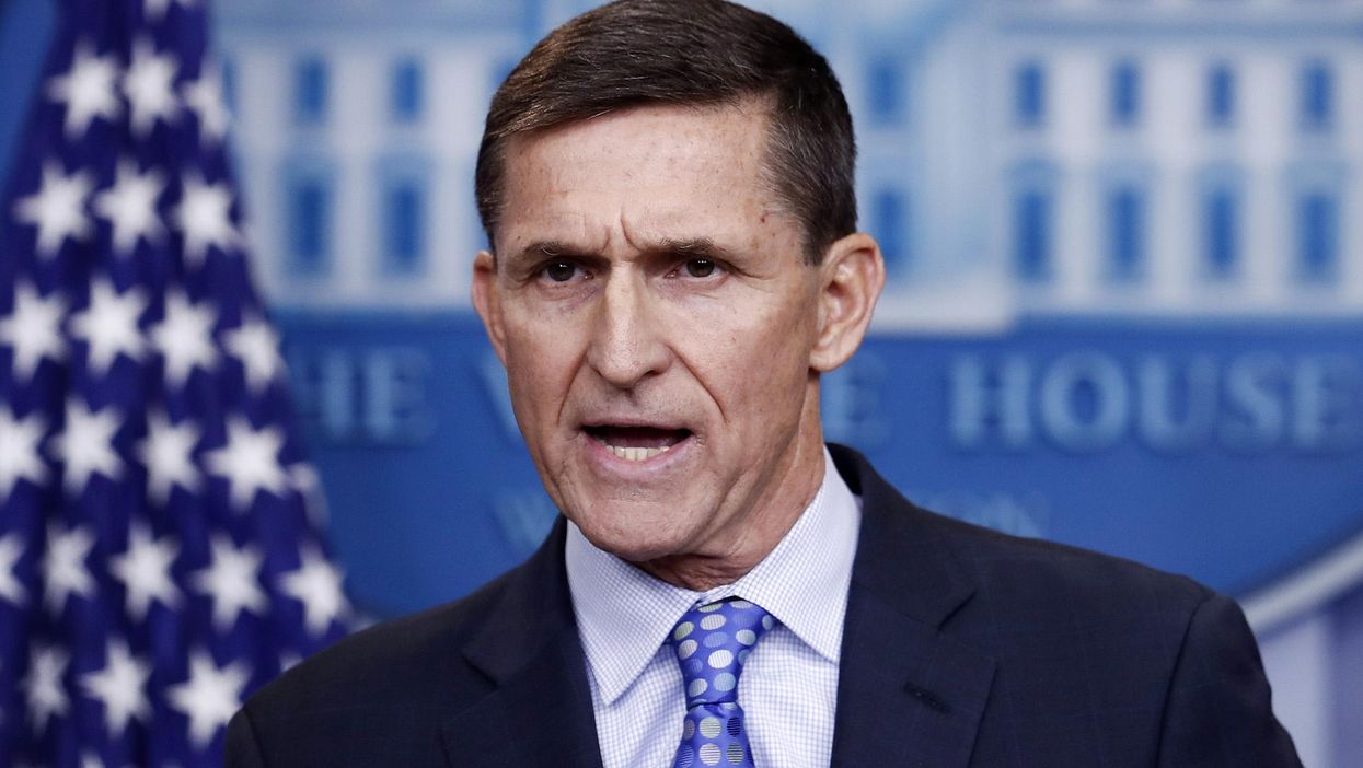 <p>Michael Flynn served as the President’s national security adviser for less than a month</p>