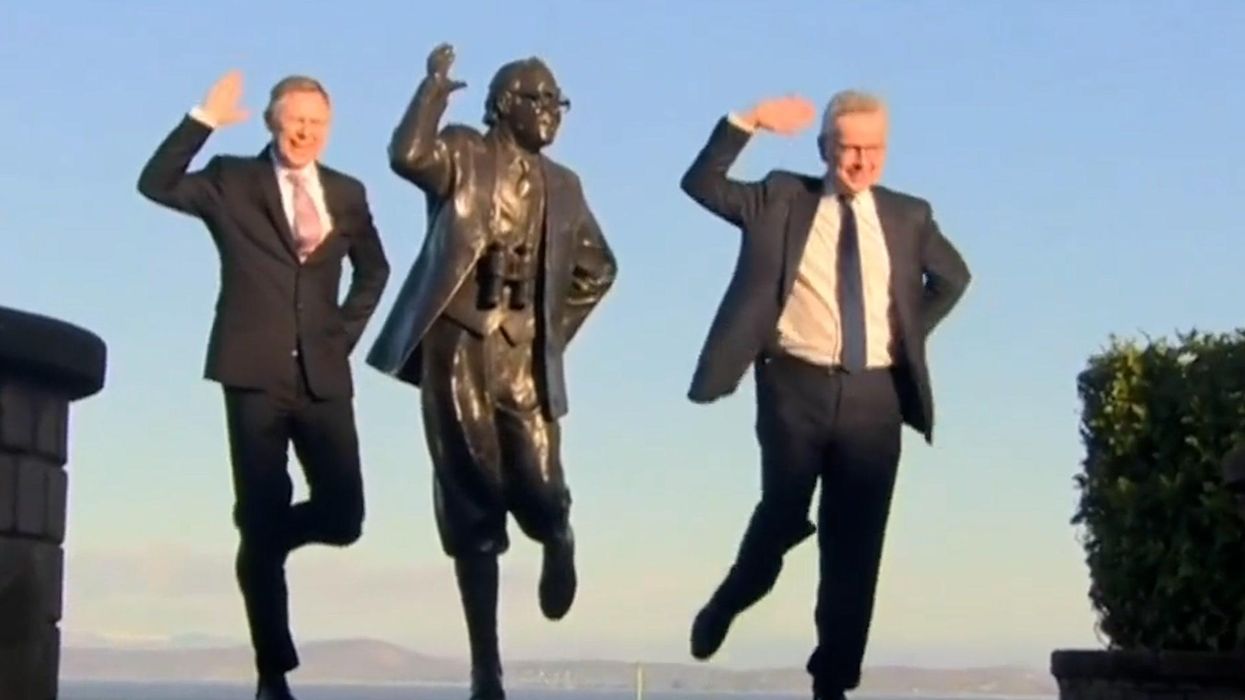 Michael Gove losing his balance for six seconds is a strangely uncomfortable watch