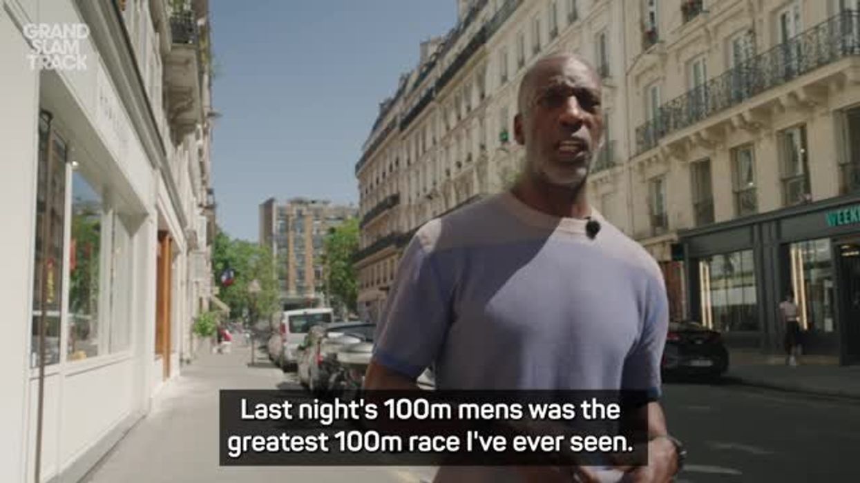 Michael Johnson hits back at critics blasting BBC pundits for watching Olympics on screens