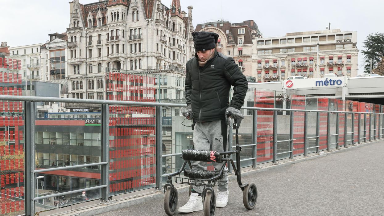 Paralysed men stand, walk and swim again thanks to new implant