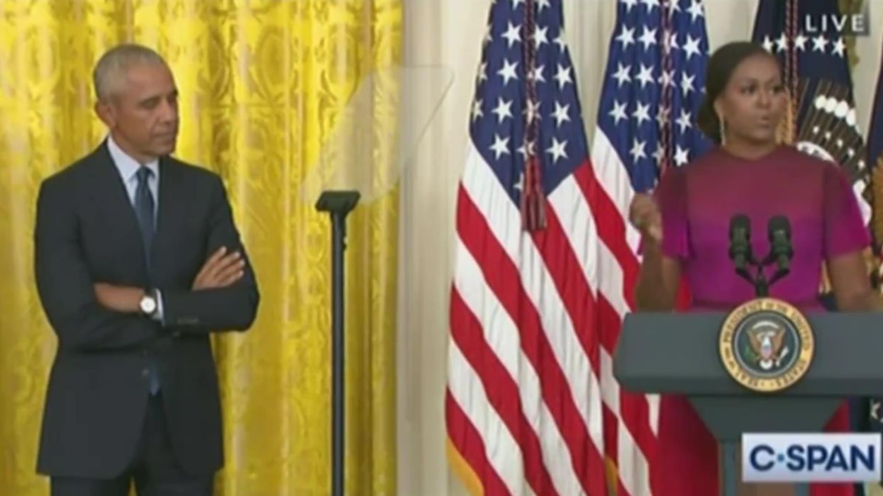 Michelle Obama appears to shade Trump: "once our time's up, we move on"