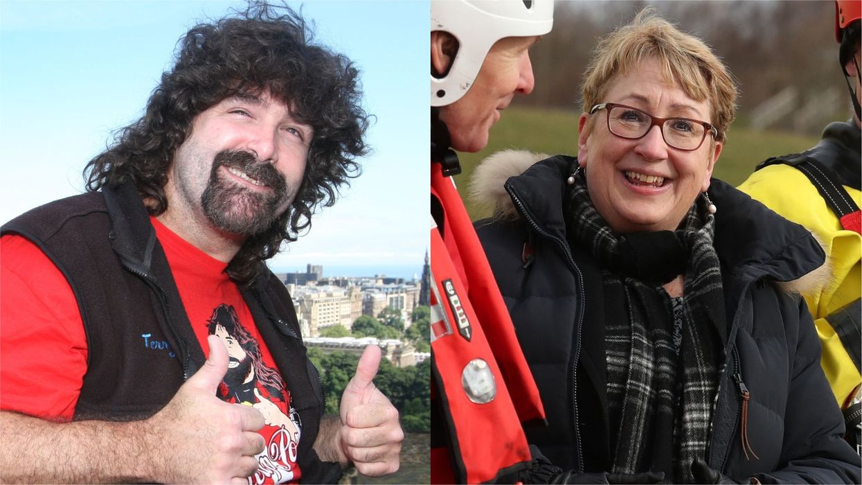 Mick Foley and Annabelle Ewing