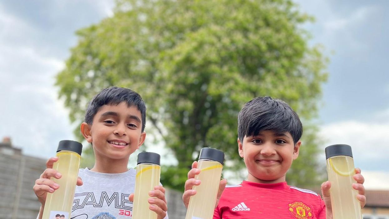 Mikaeel Ishaaq (left) and Ayaan Moosa