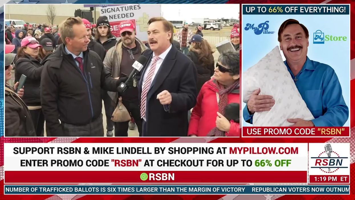 Mike Lindell says 12 TV stations won’t air his pillow commercials if he’s in them